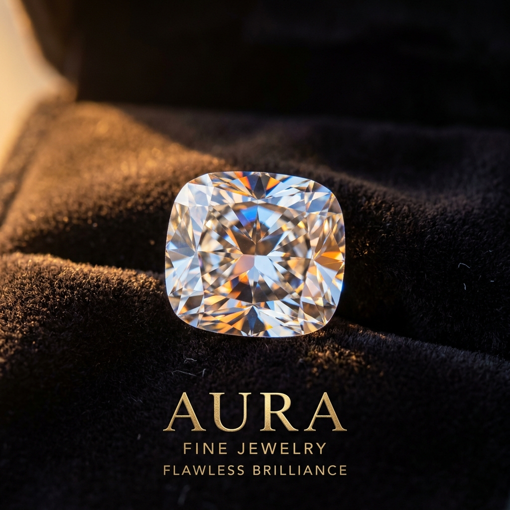 Exquisite round brilliant loose diamond refracting light in gold spectrum